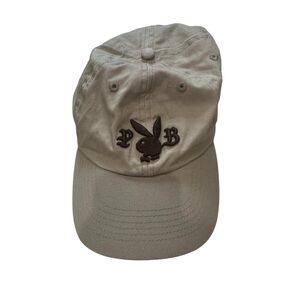 Playboy pacsun Embroidered Playboy Tan‎ Hat Cap